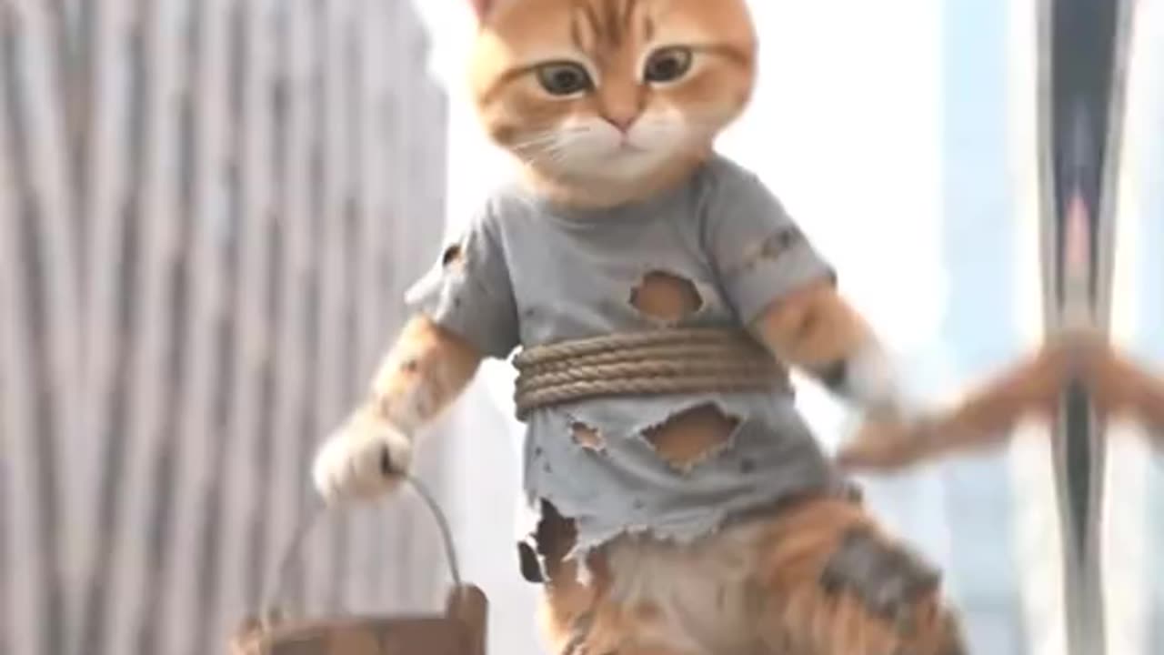 Cat crying video
