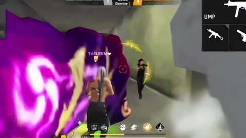 Free fire game play hand game