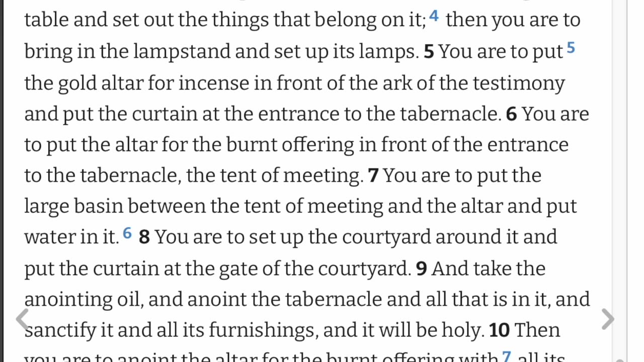 Exodus 40