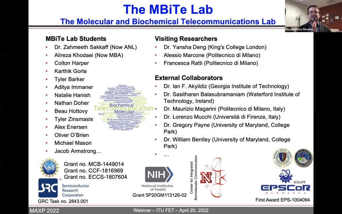 Information and communication theory with biochemical and molecular Control ITU (JFET)