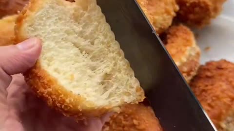 Chicken sandwich with fried donut bun recipe.