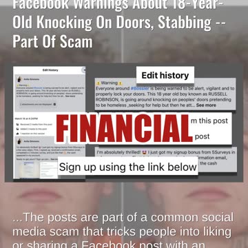 Fact Check: FAKE 'Russell Robinson' And 'Dycorrian Wayne Lofton' Facebook Warnings About 18-Year-Old