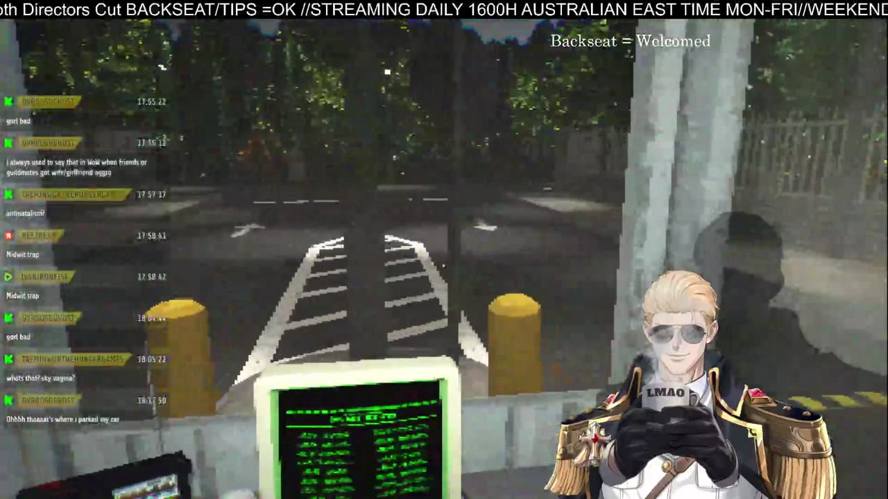 Ex mall cop tries Security Booth - DIRECTOR'S CUT [LIVE]
