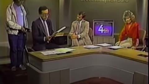 He stormed a live broadcast, claiming clones, CIA hospitals, and alien infiltration