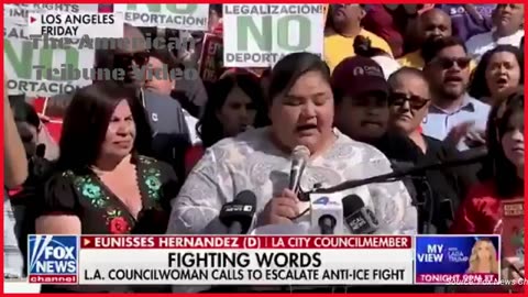 WATCH: Woke LA Councilwoman Calls for Riot Escalation, Violence against ICE Agents