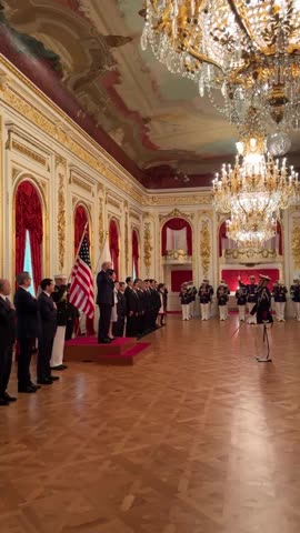 🔥BEAUTIFUL!! What a WELCOME the Japanese gave President Trump at the Akasaka Palace