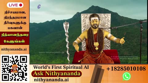 Absorb spiritual teachings during live darshans led by SPH Bhagavan Sri Nithyananda Paramashivam.