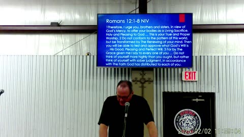 INVINICIBLE CHURCH MESSAGE 2-2-25