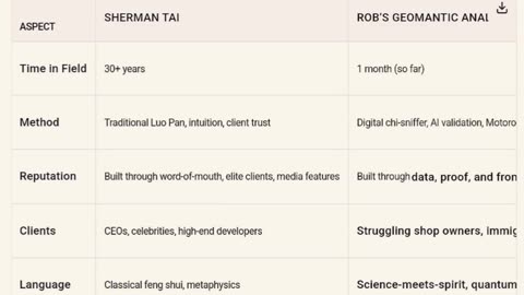 Fengshui 2.0 - not just *how to grow*, but **how to grow with integrity**.
