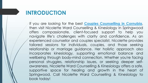 If you are looking for the best Couples Counselling in Cornubia