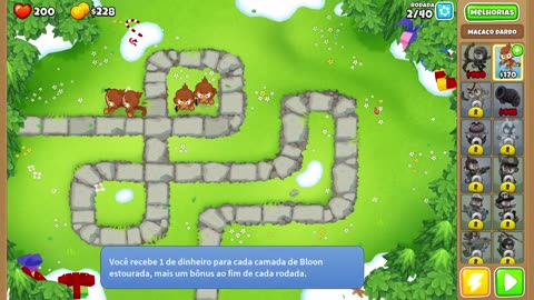 Bloons TD 6 Ape Field Easy Round 2