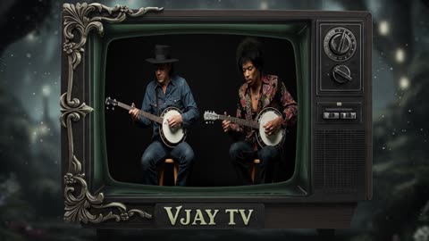 STEVIE RAY VAUGHAN AND JIMI HENDRIX JAMMING