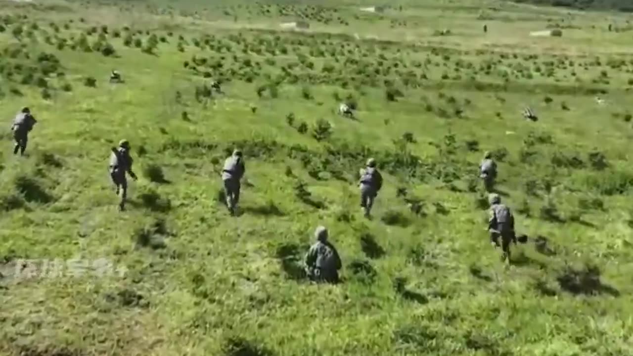 The Chinese People's Liberation Army is publishing an interesting video.