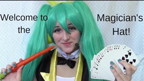 Hatsune Miku welcomes you to the magician's hat ASMR (reupload)