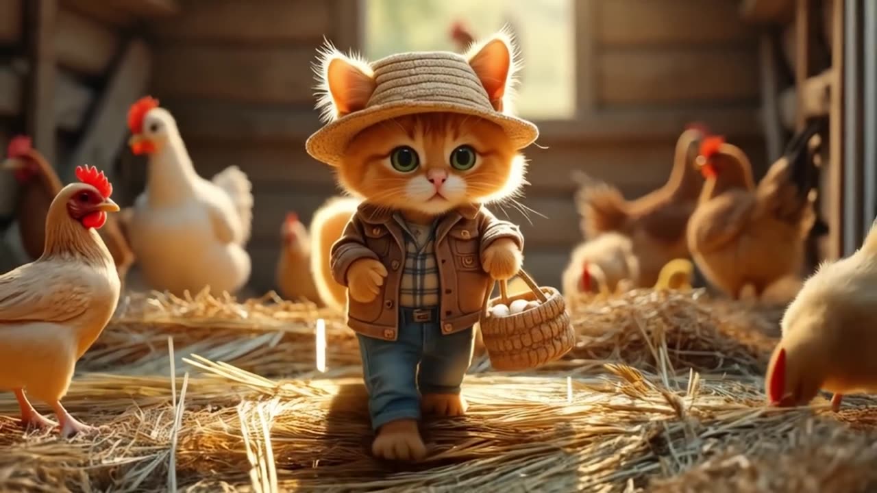 Tiny Cats Relaxing Spa Day cat cute relaxing(1080P_HD)