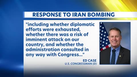 Respons to Iran bombing