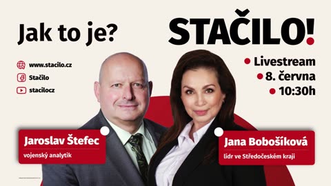 STAČILO! Jak to je? Jana Bobošíková a Jaroslav Štefec