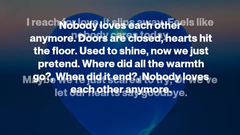 Nobody Loves Anymore (V4.5)