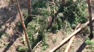 Sleeping Russian Was Rudely Awakened by a Ukrainian FPV