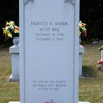 FAMOUS GRAVES - VOL. 649: FRANCES BEE