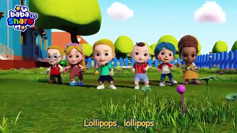Amazing: Lollipop Colors Song + Finger Family Song | BabaSharo Kids Songs & Nurs