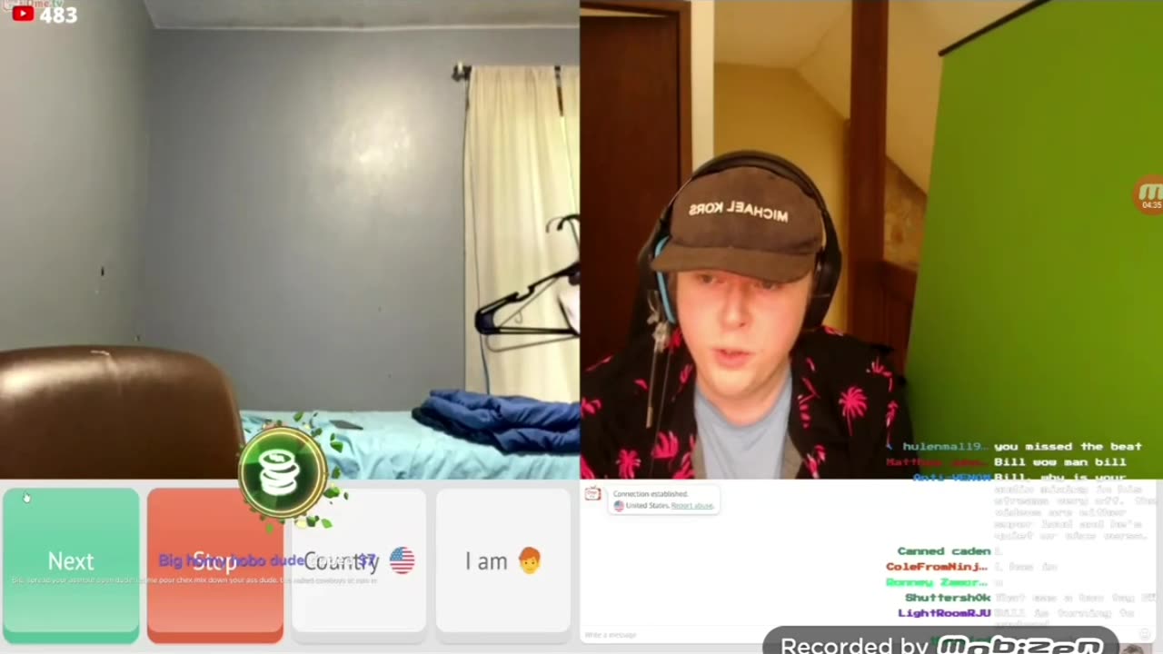 Bill jensen omegle livestream 4/7/25 part 1