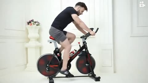 Lifelong LLF45 Fit Pro Spin Fitness Bike with 6Kg Flywheel, (1 Year Warranty, Max Weight: 120 kg)