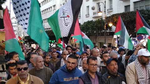 مسيرة شعبية بطنجة تخليدا للذكرى 77 للنكبة الفلسطينية 15 05 2025 صمود فلسطين