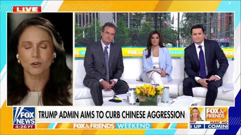 On using Asian friends to combat Chinese aggression, Tulsi Gabbard
