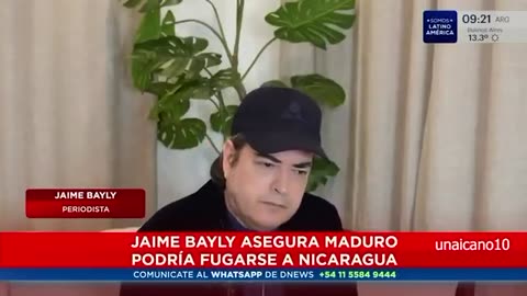 Jornalista peruana diz que Maduro vai fugir com a família para a Nicarágua