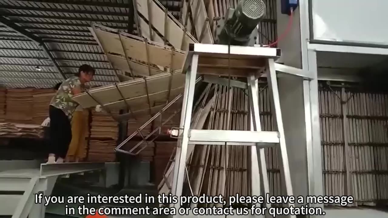 wood veneer dryer