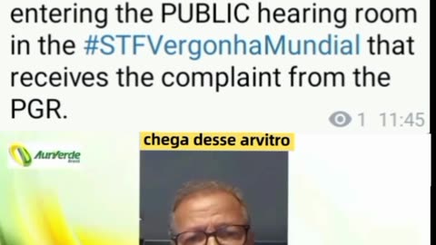 COURT OF EXCEPTION? Judge Sebastião Coelho, Filipe Martins' lawyer, is prevented from entering the PUBLIC hearing room in the #STFVergonhaMundial that receives the complaint from the PGR.