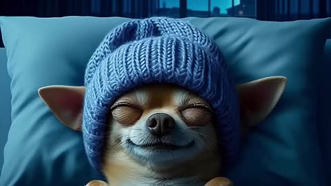Chihuahua playing video games at 3 AM 🥶😱