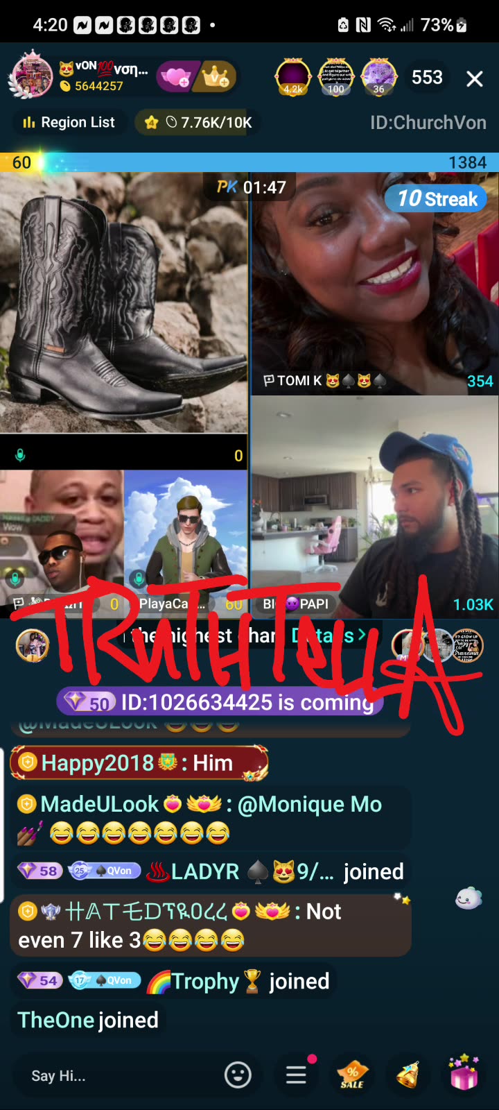 VONVON TRAINWRECK CHRONICLES & LIT TEAM PK WITH QUEEN TOMIKAY READING PLAYACANE, WOOF & MORE