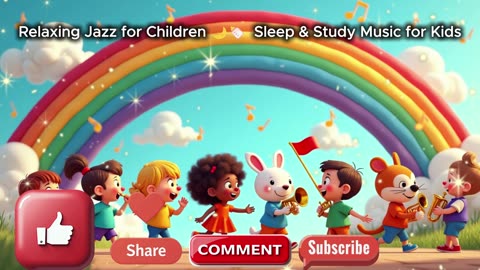 Relaxing Jazz for Children 🌙🍼 | Sleep & Study Music for Babies & Kids | Little Lamb Studios