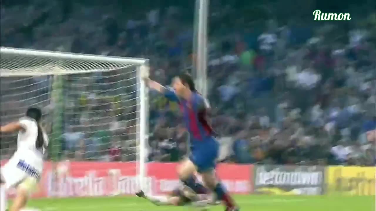 Lionel Messi's First-Ever La Liga Goal | 2005 vs Albacete