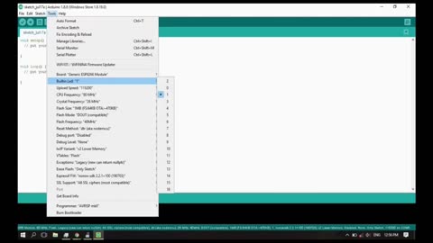 ESP8266 Hello World How to Blink The ESP8266 01 Built in Blue LED