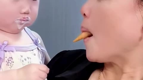 Sneaky Grandma Strikes Again — All for a Scoop of Ice Cream and a Laugh!