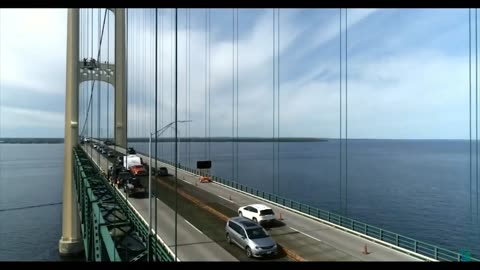 Mackinaw Bridge Drone Video Kid Rock All Summer Long