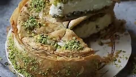 Baklava Cheesecake #food #dessert #cooking