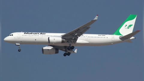 Rare Russian airplane in Iran
