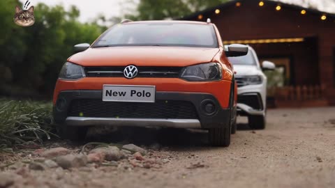 118 Scale Volkswagen Polo Cross Offroad Test Ft Tiguan Diecast Model Cars2