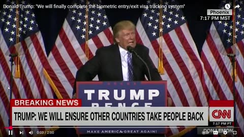 Donal Trump Biometrc Tracking System!!!