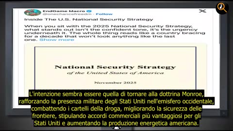 Q report: dottrina Monroe e ritorno alla vecchia guardia