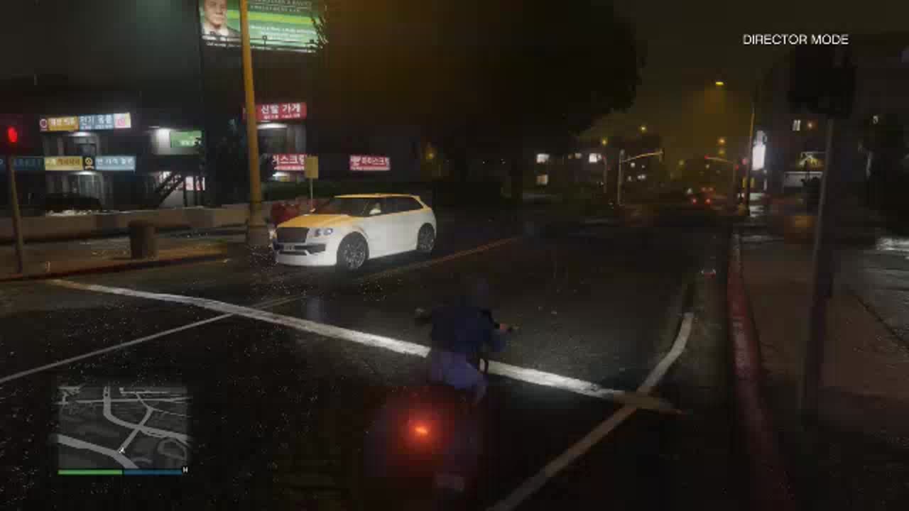 GTAV: Thunderstorm with Thunder from Imagine Dragons - Director Mode-Date: 7/17/2018