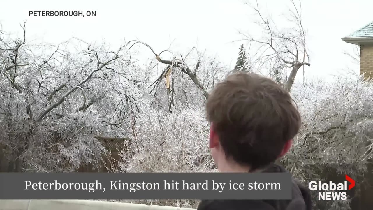 Ontario ice storm_ More than 390K still without power on 3rd day after freezing rainstorms(1080P_HD)