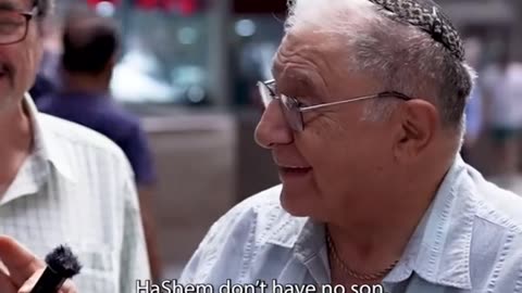 Jewish men reacting to their own scripture