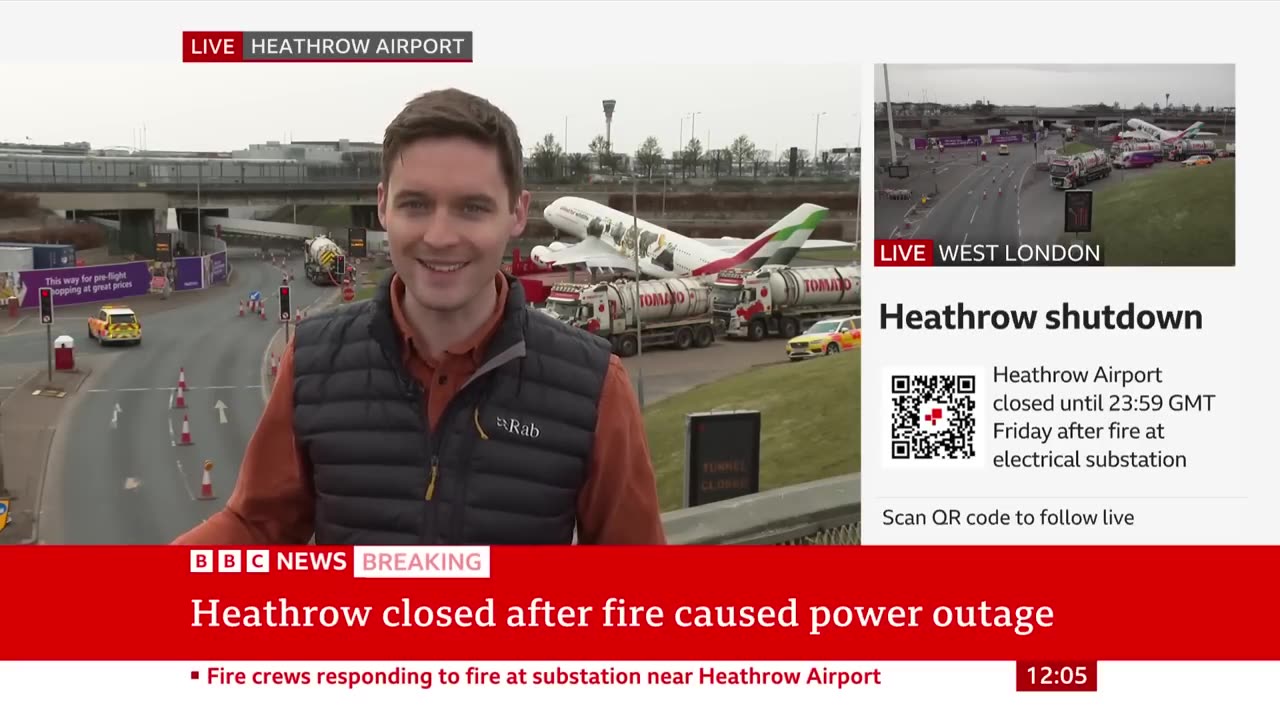 Counter-terrorism police leading Heathrow fire investigation