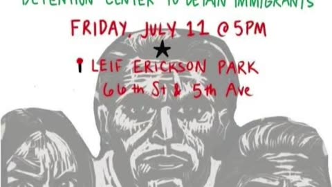 TODAY in New York City: "ICE out of Sunset Park"