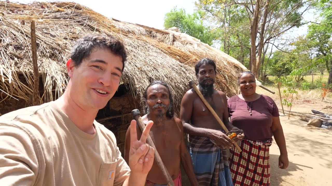 24 Hours With Sri Lanka’s Vedda People!! (Barehand Honey Harvest)